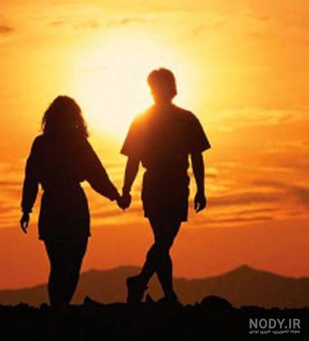 عکس غروب دریا