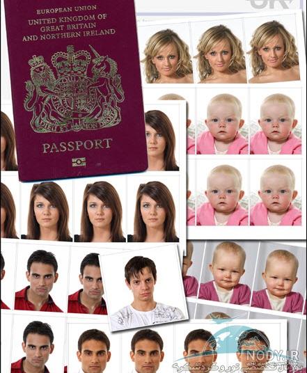 نمونه عکس پاسپورت آقایان