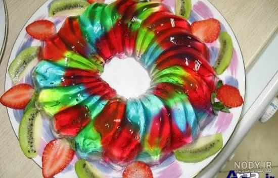 ژله لیوانی تک نفره شیک