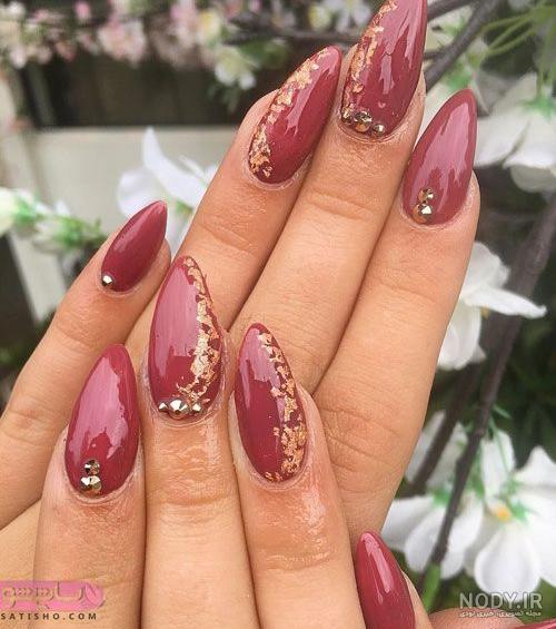 مدل کاشت ناخن هلویی مدل کاشت ناخن هلویی