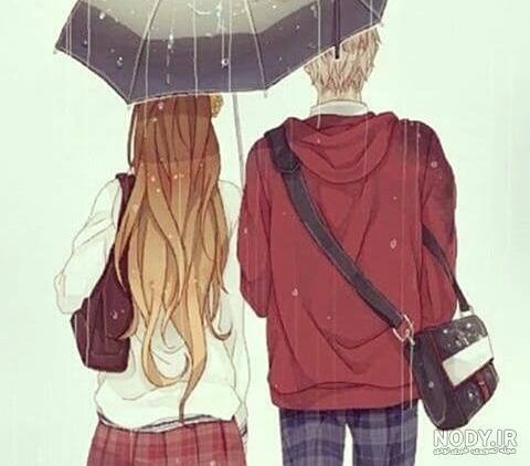 نقاشی عاشقانه زن و مرد