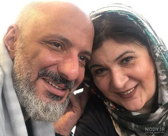 امیر جعفری و همسرش