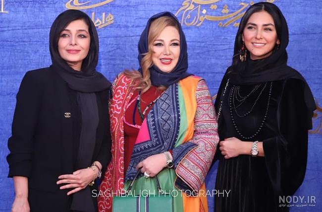 بهنوش بختیاری و همسرش و فرزندانش