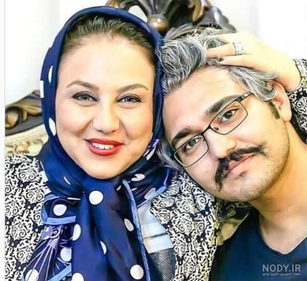 بهنوش بختیاری و همسرش و فرزندانش