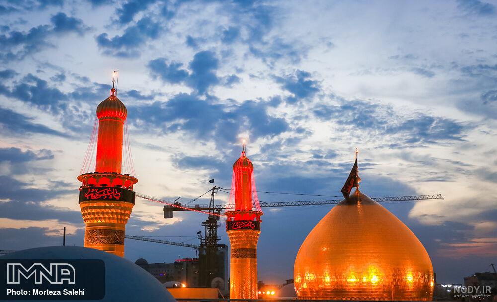 تصاویر حرم امام حسین با متن زیبا