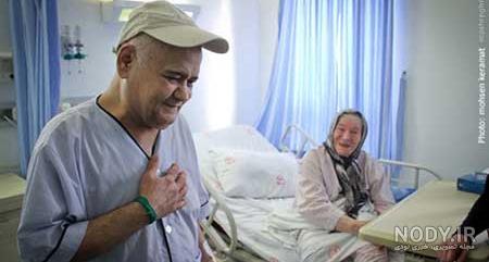 دختر اکبر عبدی وهمسرش