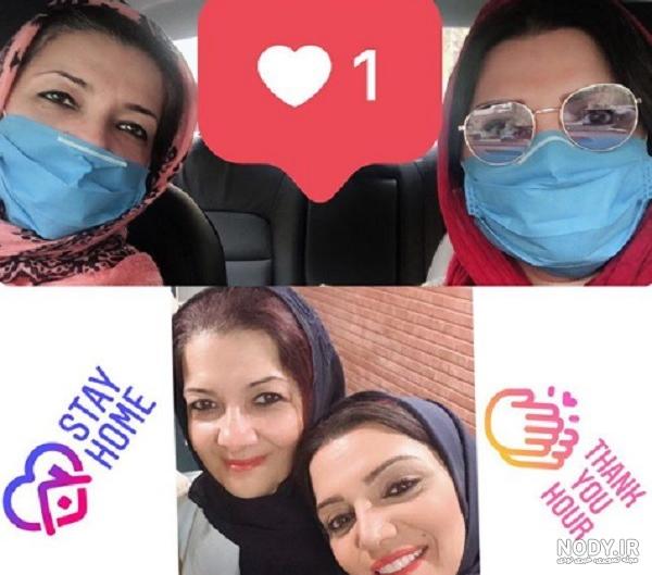 عکس از الهام پاوه نژاد و همسرش