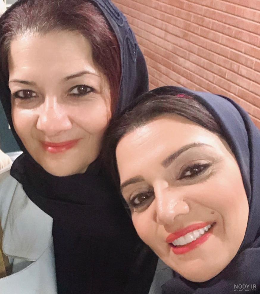 عکس الهام پاوه نژاد و خواهرش