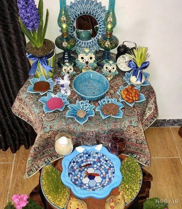 عکس سفره هفت سین گاو عکس سفره هفت سین گاو