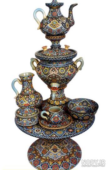 عکس ظروف مینا کاری عکس ظروف مینا کاری