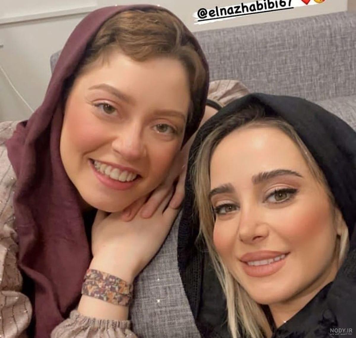 عکس عروسی الناز حبیبی و همسرش