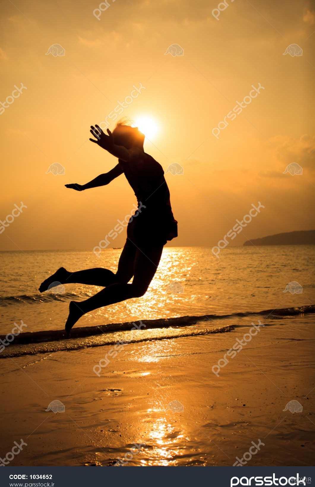 عکس غروب دریا غمگین