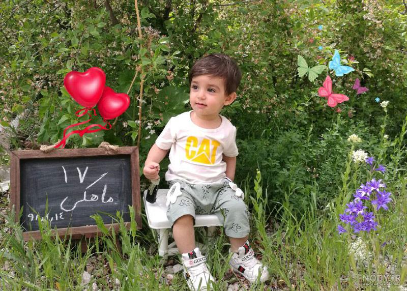 عکس ماهگرد نوزاد با سی دی عکس ماهگرد نوزاد با سی دی
