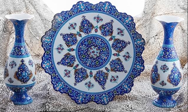 عکس میناکاری روی سفال عکس میناکاری روی سفال