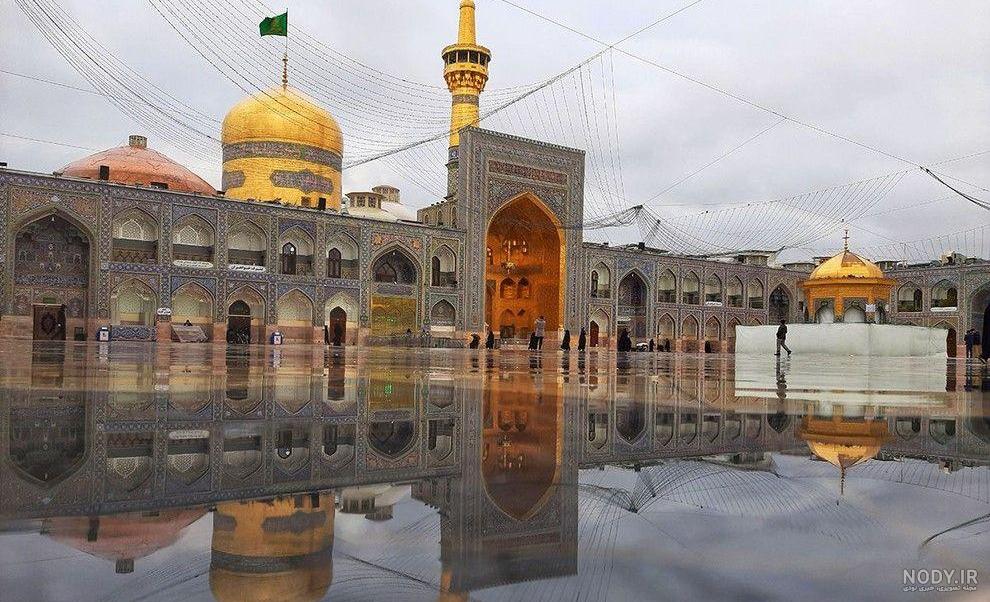 پروفایل عکس حرم امام رضا با نوشته زیبا
