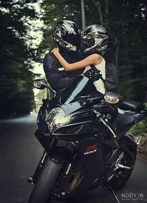  عکس جنگی دختر موتورسوار