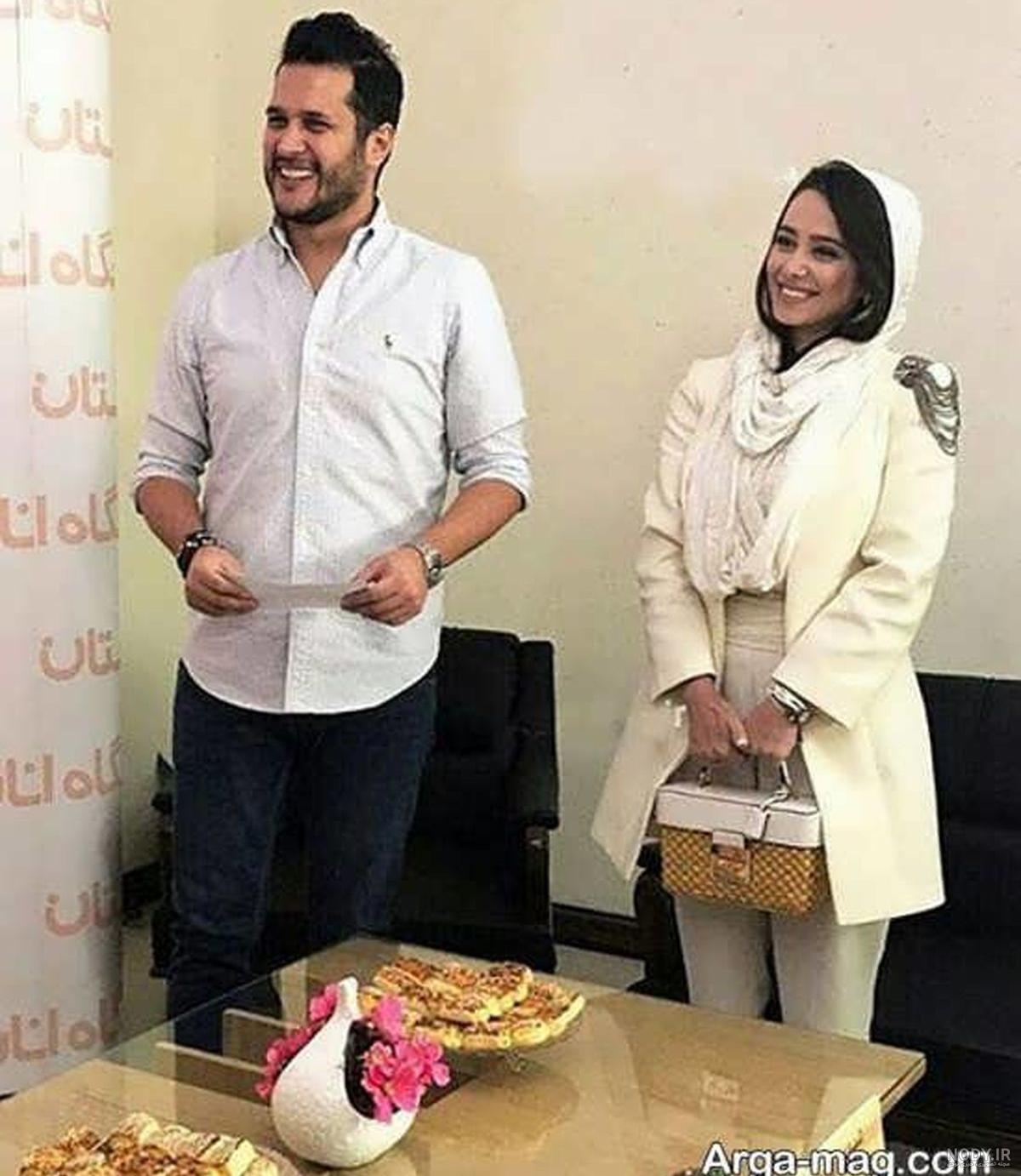 الناز حبیبی و دخترش