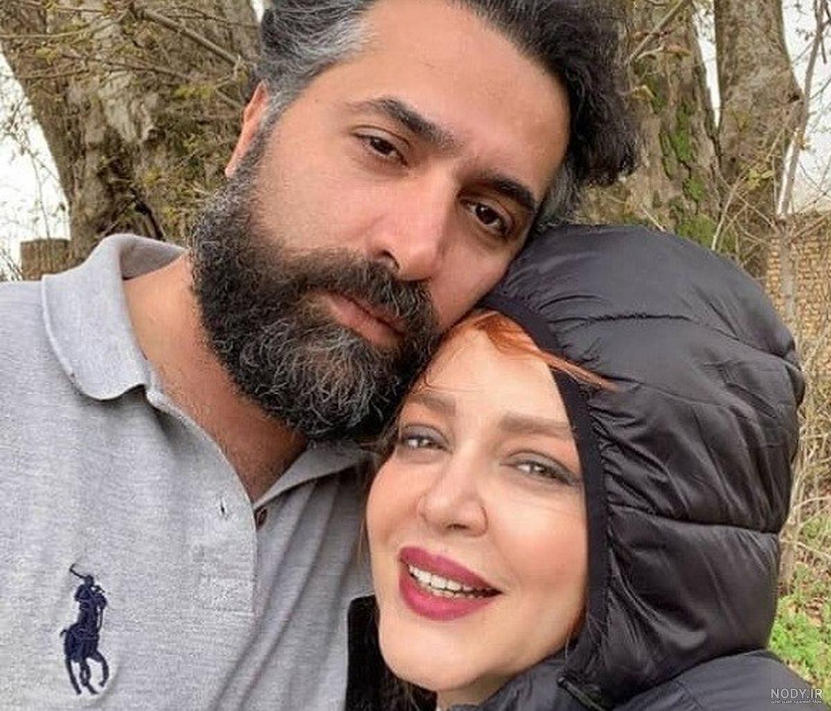 تصاویر بهاره رهنما با همسرش
