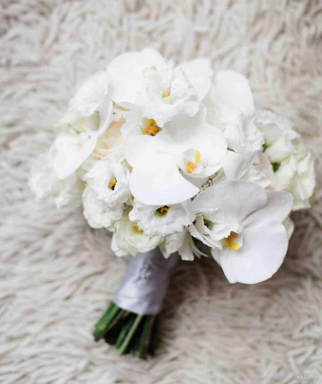 دسته گل ارکیده عروس دسته گل ارکیده عروس