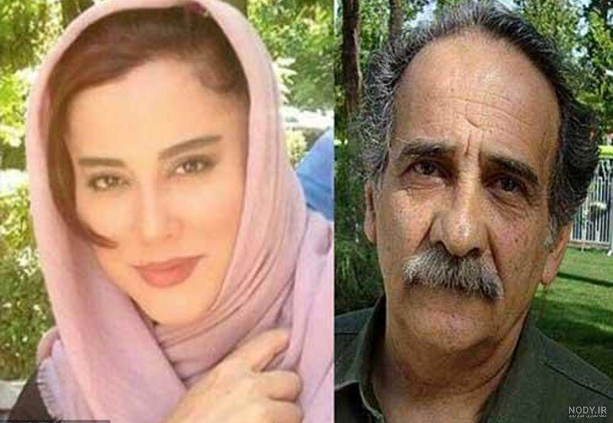 عکس آشا محرابی و پدرش اسماعیل محرابی