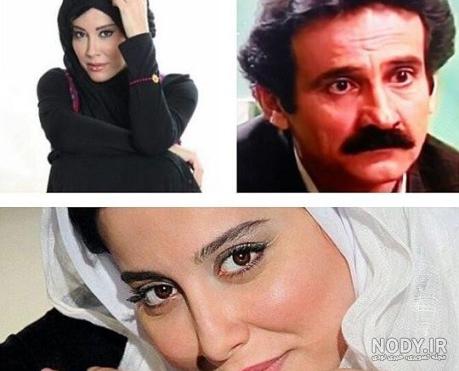 عکس از آشا محرابی و پدرش
