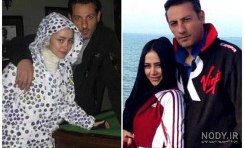 عکس الناز حبیبی وهمسرش