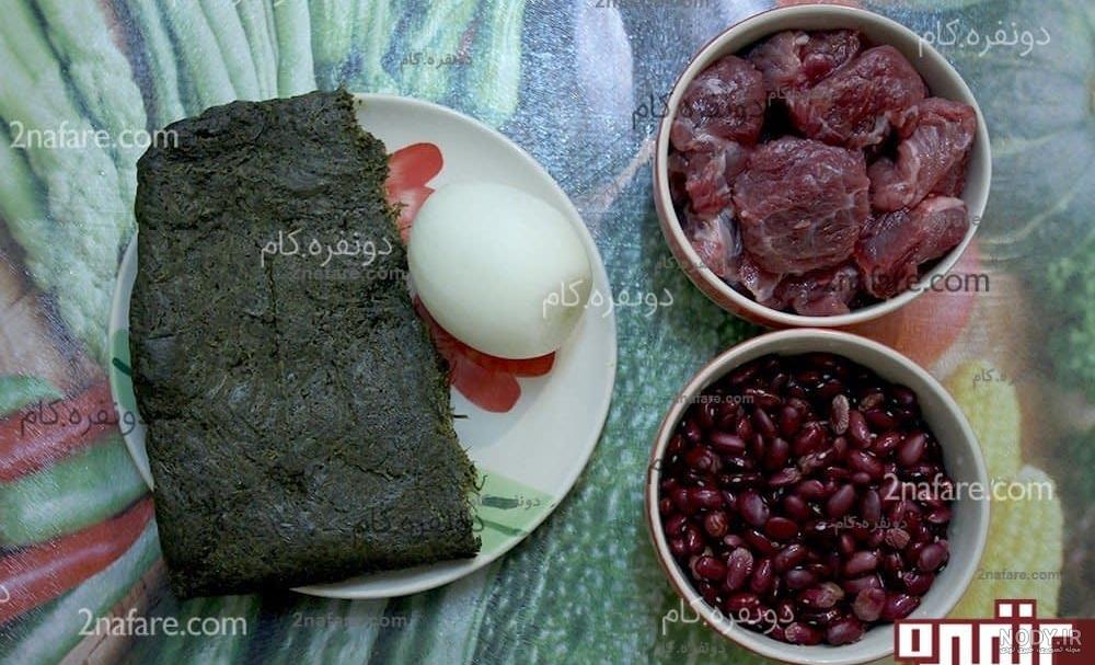 عکس لوبیای قورمه سبزی عکس لوبیای قورمه سبزی