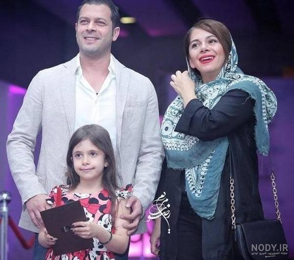عکس پژمان بازغی با همسرش و دخترش عکس پژمان بازغی با همسرش و دخترش