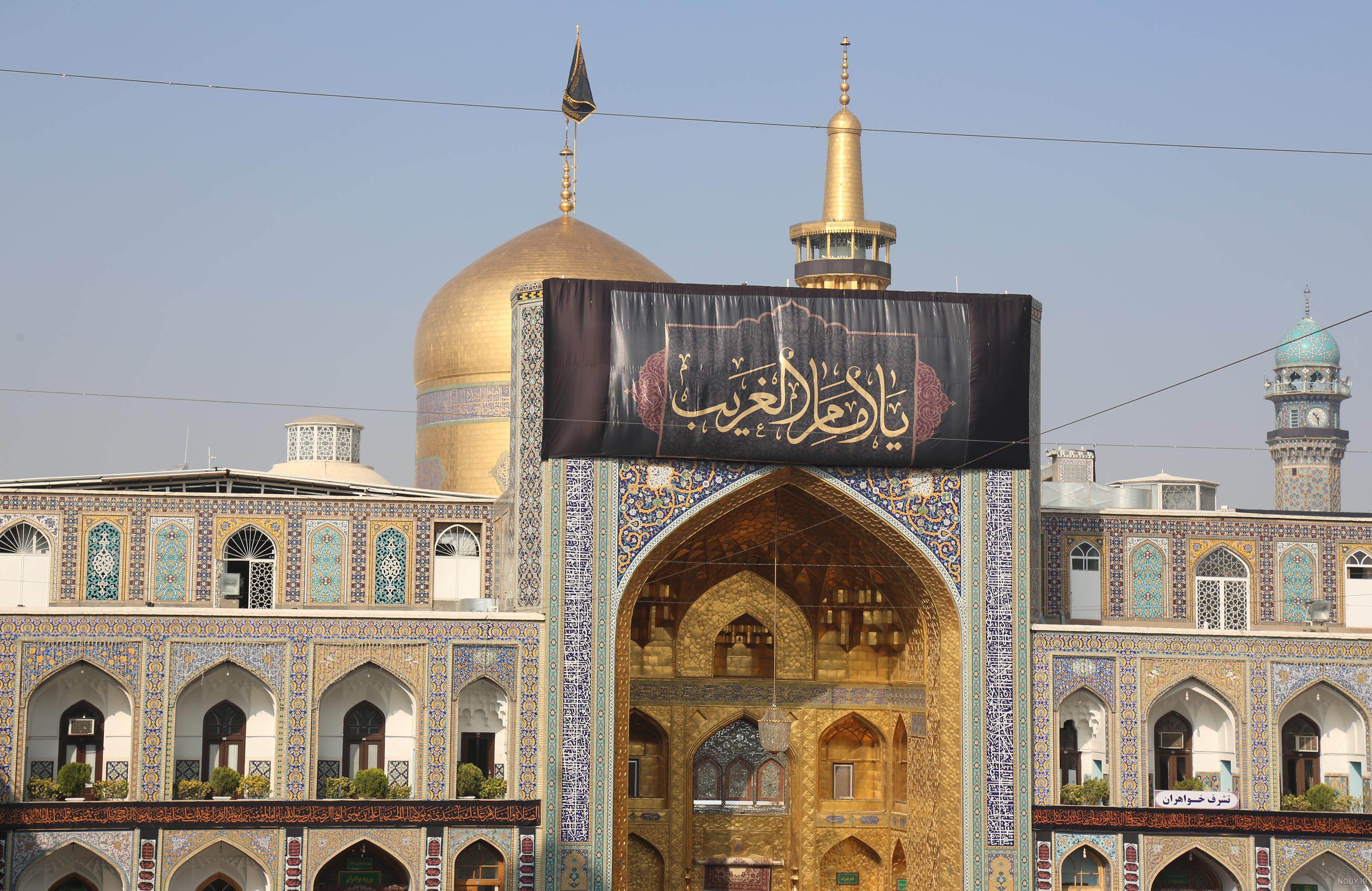 عکس چراغانی حرم امام رضا