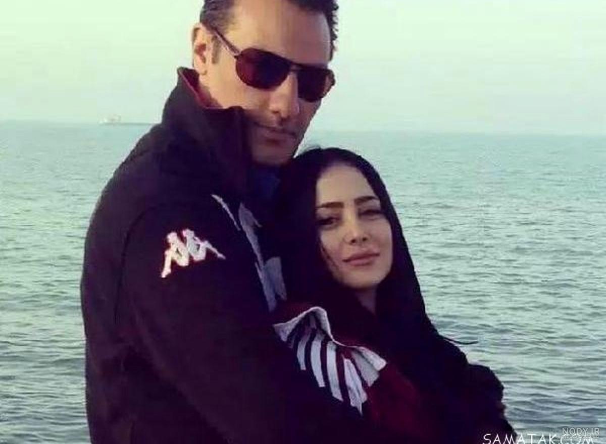 لباس عکس عروسی الناز حبیبی و همسرش