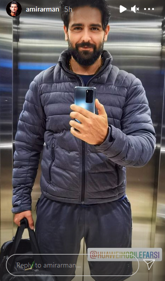 کامبیز دیرباز و همسرش اینستاگرام