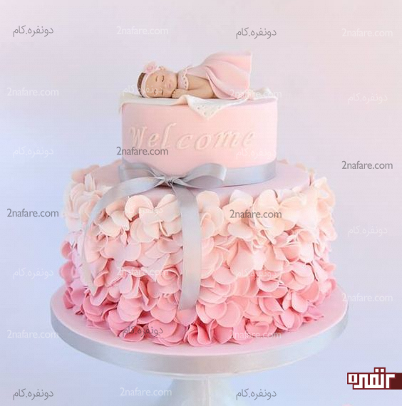 کیک تولد لاکچری دخترانه
