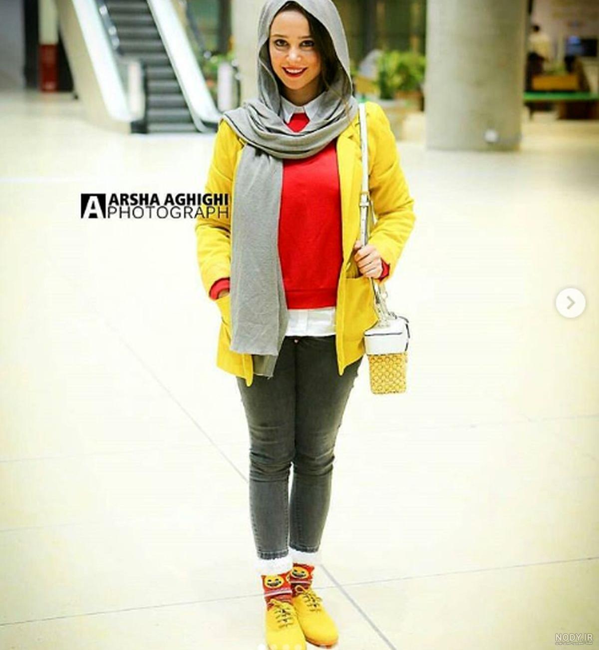 الناز حبیبی و همسر دومش