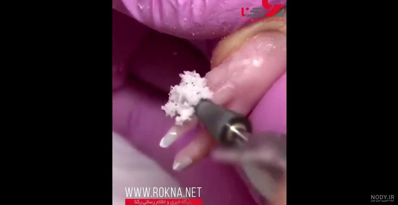 طرح ناخن فانتزی کوتاه