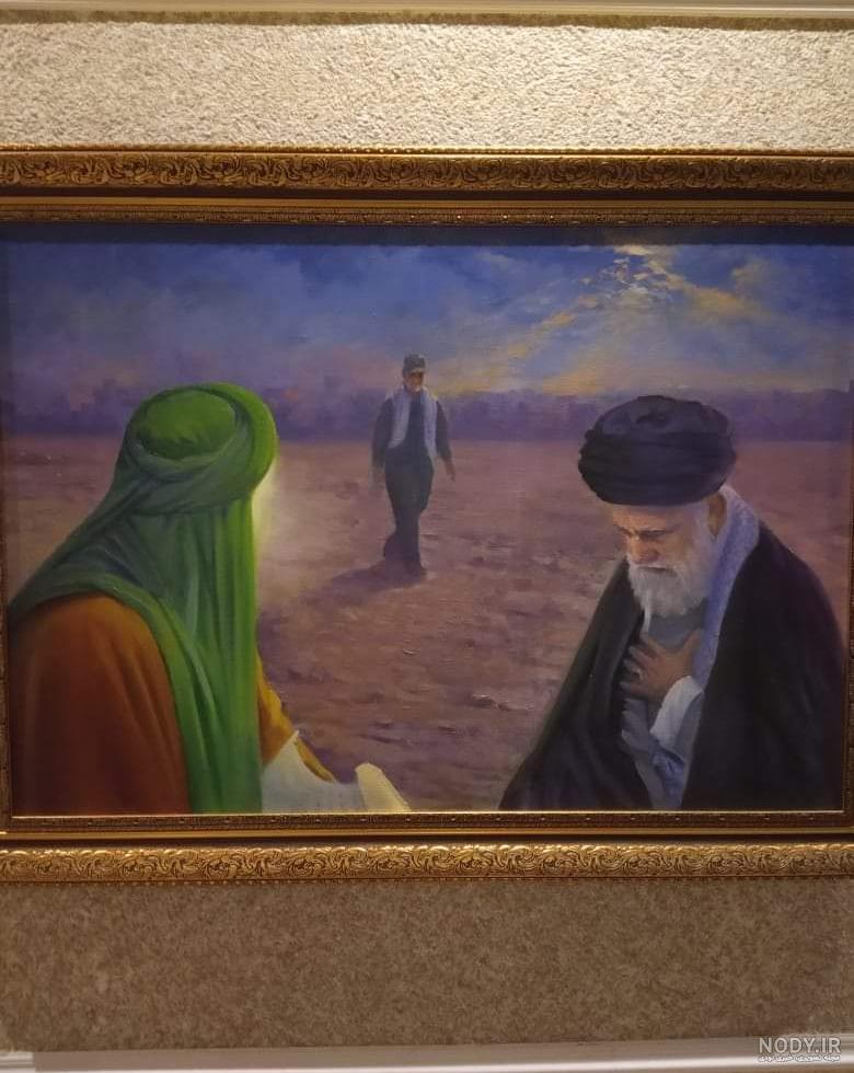 عکس حاج قاسم و رهبر عکس حاج قاسم و رهبر