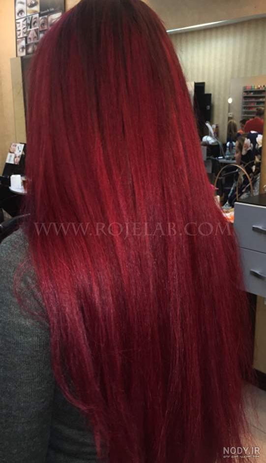 عکس رنگ زرشکی