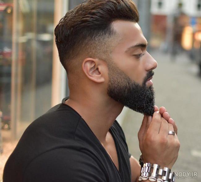 عکس مرد ریش بلند