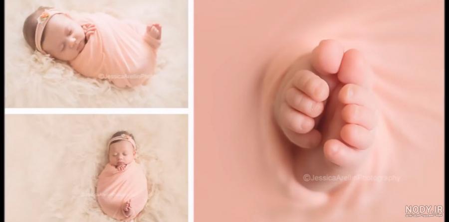 عکس نوزاد تازه متولد شده