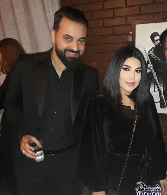 آریانا سعید وهمسرش آریانا سعید وهمسرش