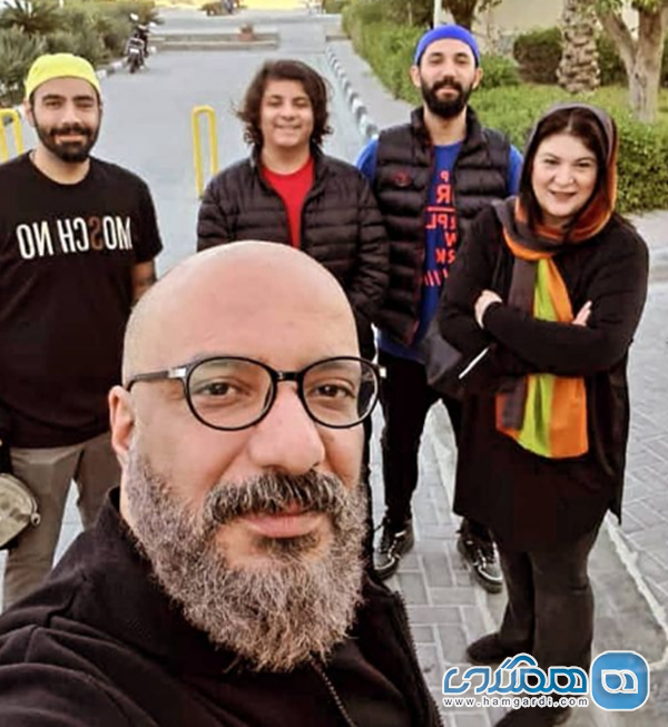 امیر جعفری و همسرش و فرزندانش امیر جعفری و همسرش و فرزندانش