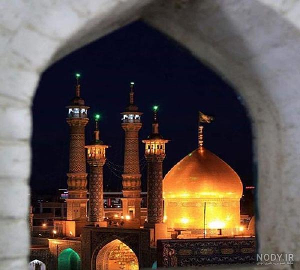 باز شدن درب حرم حضرت معصومه