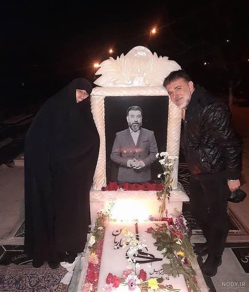 تزیین سنگ قبر با تور