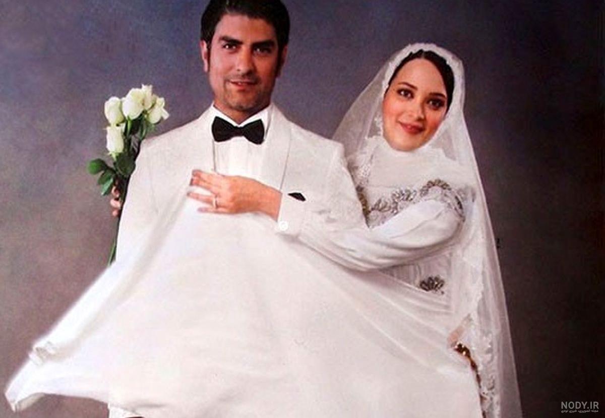 عکس بهنوش طباطبایی با شوهرش
