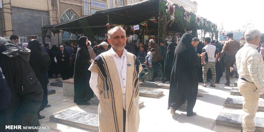 عکس حاج قاسم سلیمانی با لباس بختیاری عکس حاج قاسم سلیمانی با لباس بختیاری