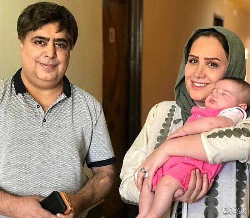 عکس رضا شفیعی جم و دخترش