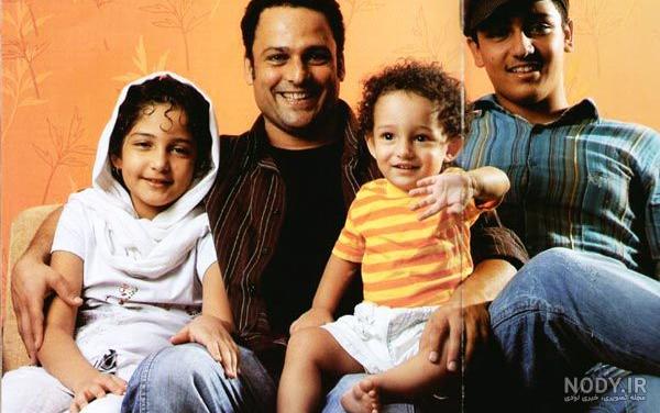 عکس زن و بچه های حسین یاری