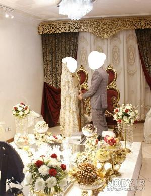 عکس سفره عقد در خانه