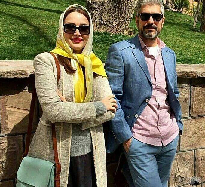 عکسهای بهنوش طباطبایی و همسرش