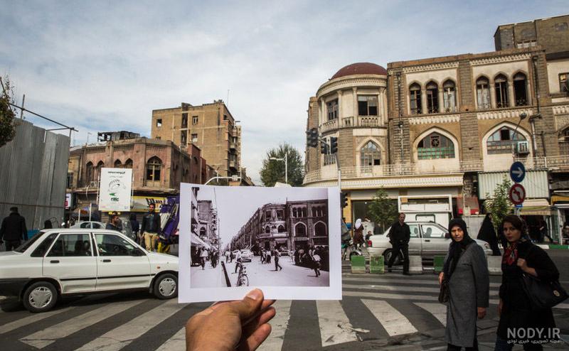 نقشه تهران قدیم با کیفیت بالا