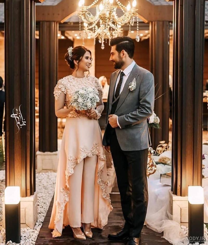 ژست عروس و داماد اسپرت